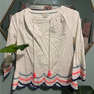 Boden Off-White Blouse